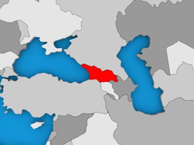 Gürcistan'da red Globe