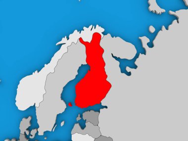 Finlandiya'da red Globe