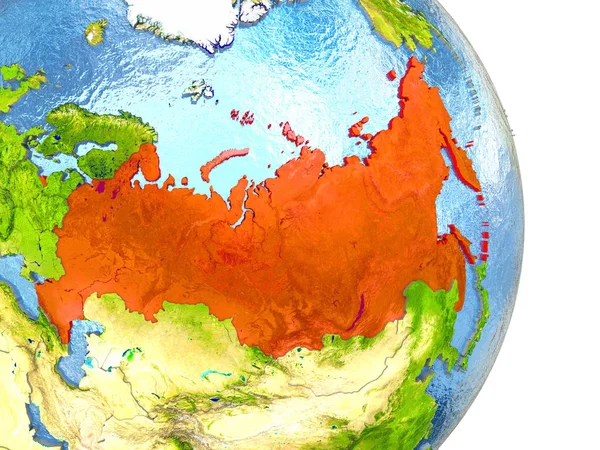 Oroszország-piros, földön — Stock Fotó