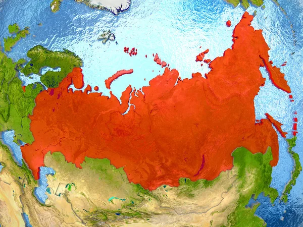 Россия в красном — стоковое фото