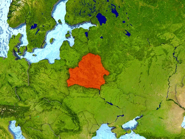 Беларусь в красном — стоковое фото
