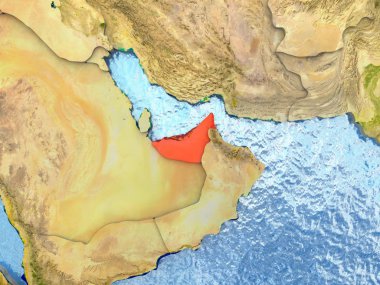 Birleşik Arap Emirlikleri kırmızı