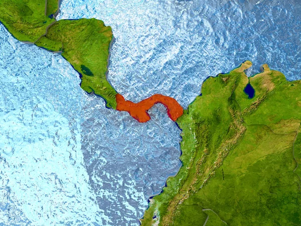 Panama i rött — Stockfoto