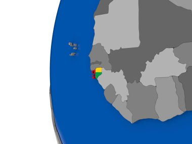 Gine-Bissau dünya üzerinde