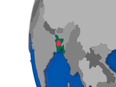 Bangladeş dünya üzerinde