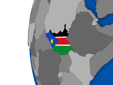 Dünya üzerinde Güney sudan
