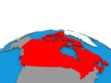Kanada'da kırmızı Küre