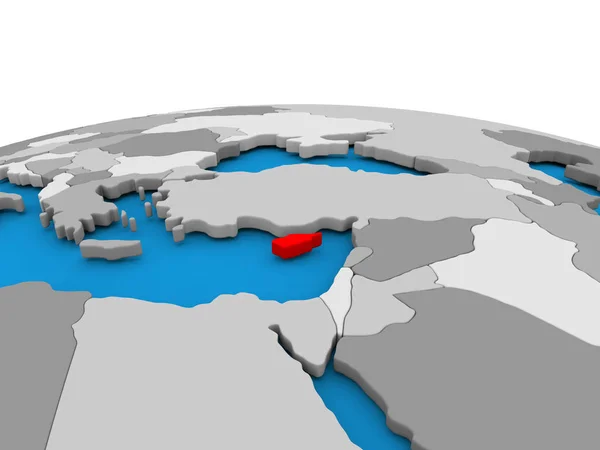 Küre kırmızı Kıbrıs — Stok fotoğraf