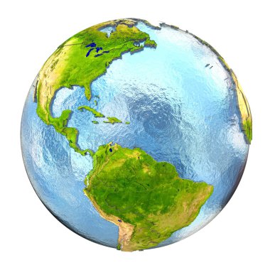 Caribbean tam dünya üzerindeki kırmızı