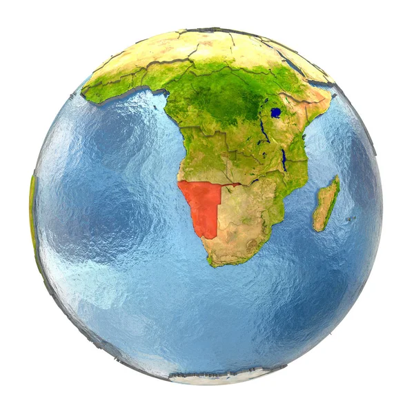 Namibië in het rood op volle aarde — Stockfoto