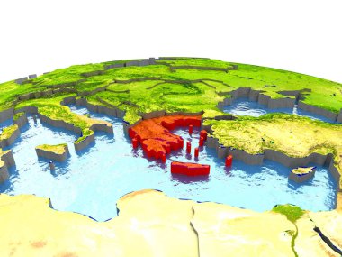 Yunanistan dünyada kırmızı