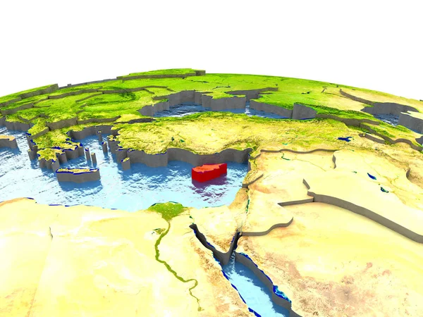 Kıbrıs kırmızı yeryüzünde