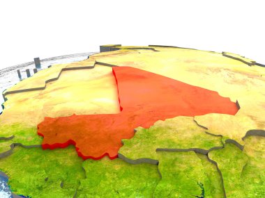 Mali dünyada kırmızı