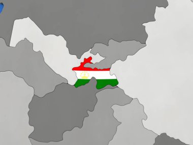 Dünya üzerinde Tacikistan