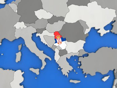 Dünya üzerinde Sırbistan