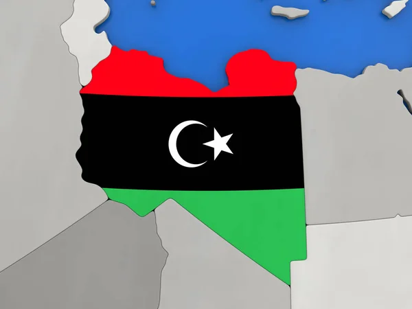세계에 리비아 — 스톡 사진