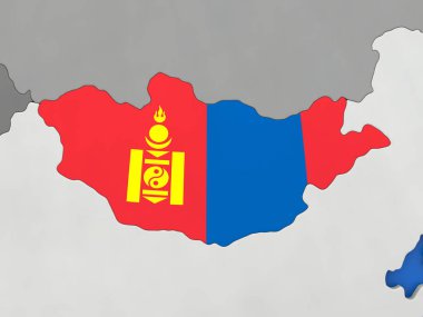 Dünya üzerinde Moğolistan