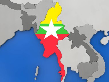 Myanmar Globe