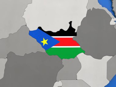 Dünya üzerinde Güney sudan