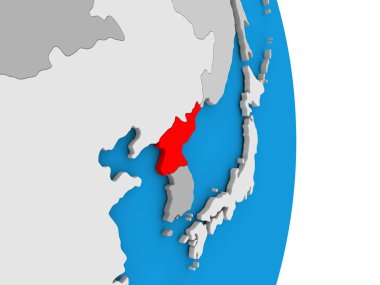 Kuzey Kore üzerinde Küre