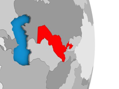 Özbekistan Globe
