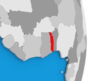 Togo dünya üzerinde