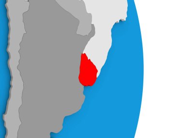 Uruguay dünya üzerinde