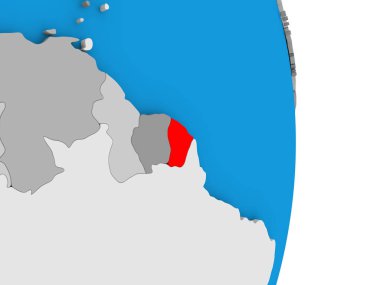 Dünya üzerinde Fransız Guyanası