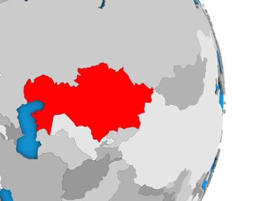 Kazakistan dünya üzerinde