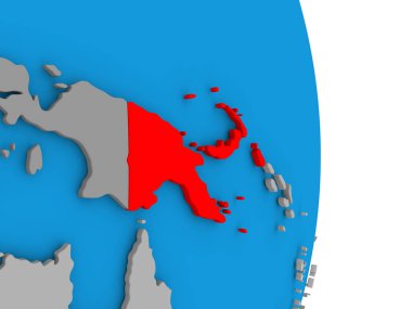 Papua Yeni Gine dünya üzerinde