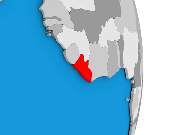 세계에 라이베리아 — 스톡 사진