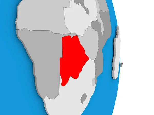 Botswana en el globo —  Fotos de Stock