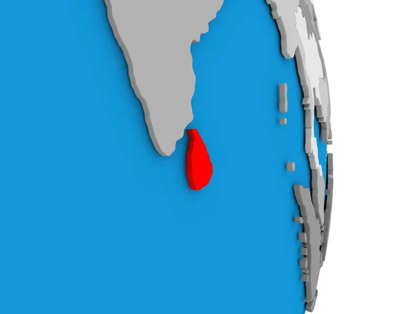 Sri lanka na świecie — Zdjęcie stockowe