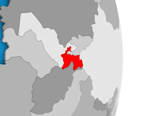 地球上のタジキスタン — ストック写真