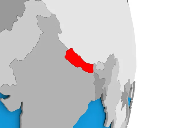 உலகில் நேபாளம் — ஸ்டாக் புகைப்படம்