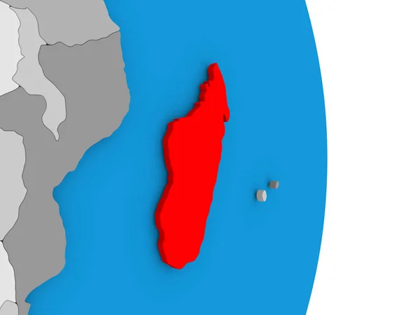 Madagaskar om världen — Stockfoto