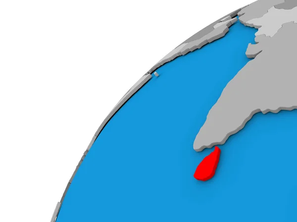 Srí Lanka-i, a globe-piros — Stock Fotó