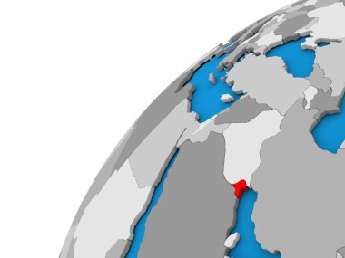 Kuveyt kırmızı küre üzerinde