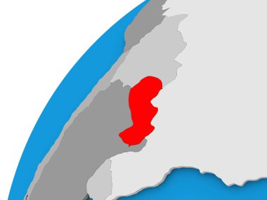 Küre kırmızı Paraguay