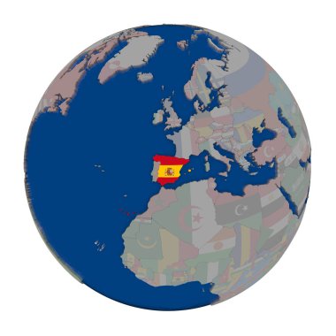 İspanya siyasi dünya üzerinde