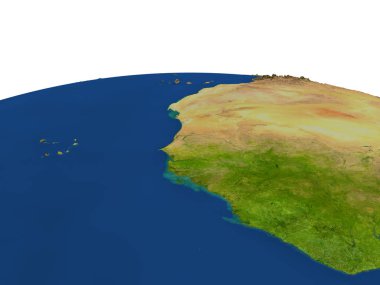 Gambiya yörüngeden kırmızı