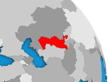 Özbekistan Globe