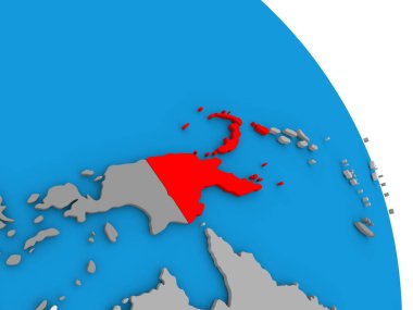 Papua Yeni Gine dünya üzerinde