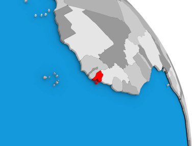 Gine-Bissau dünya üzerinde