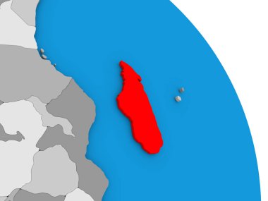Dünya üzerinde Madagaskar