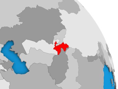 Dünya üzerinde Tacikistan