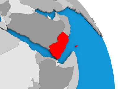 Dünya üzerinde Yemen