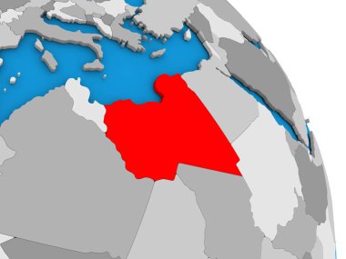 Libya dünya üzerinde
