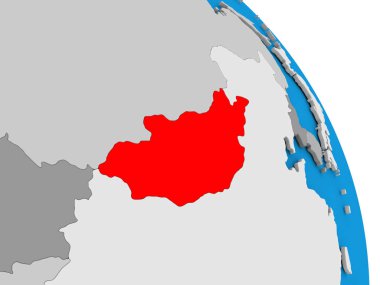 Dünya üzerinde Moğolistan