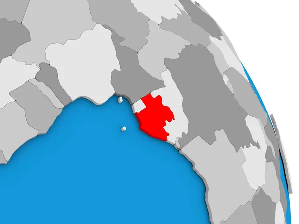 Gabon dünya üzerinde — Stok fotoğraf